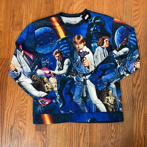 Disney Star Wars Long Sleeve Shirt Episode IV A New Hope Unisex Medium NWT